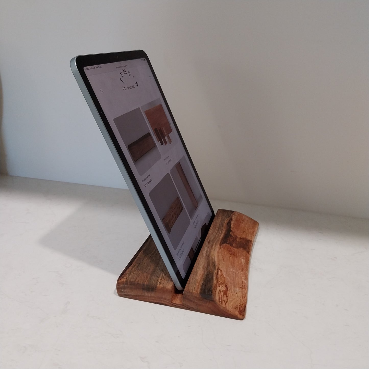 Ipad Stand - Tasmanian Blackwood - Live Edge