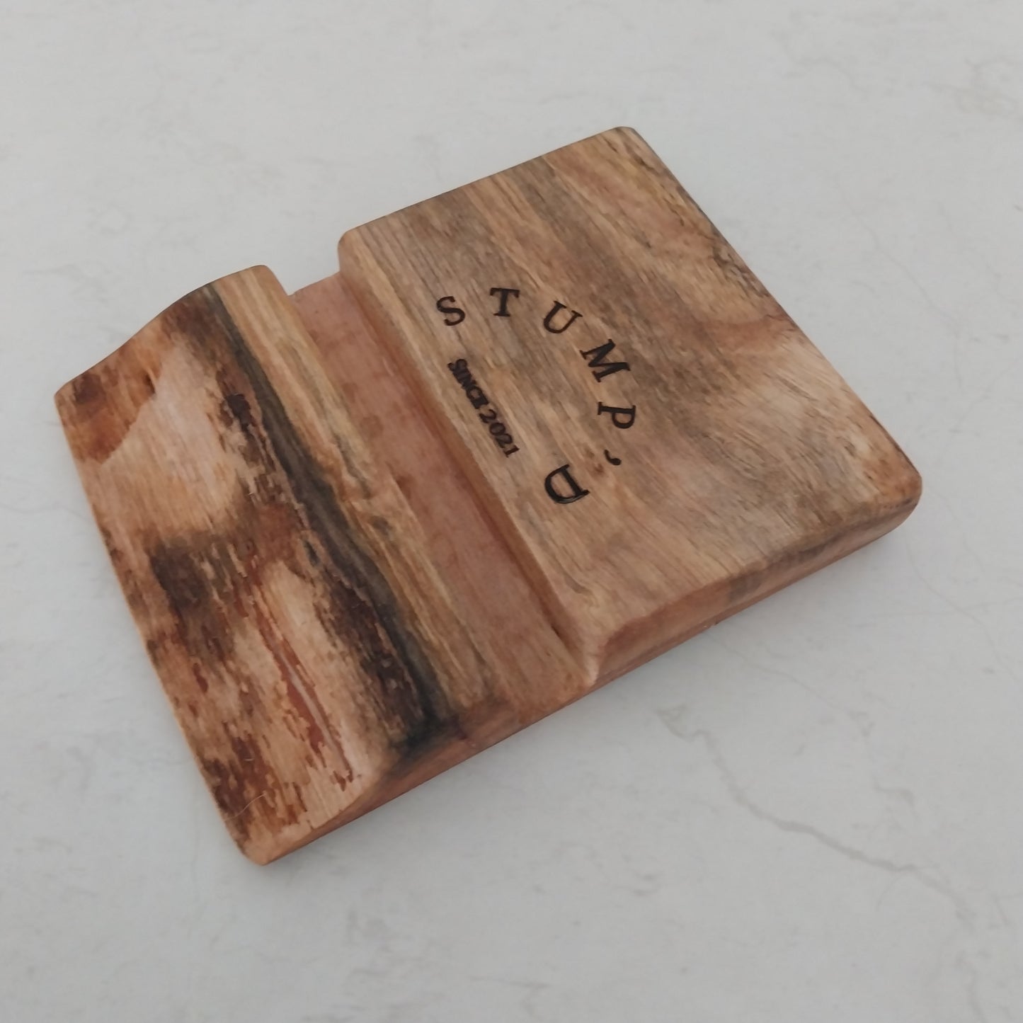 Phone Stand - Tasmanian Blackwood - 1 Live Edge