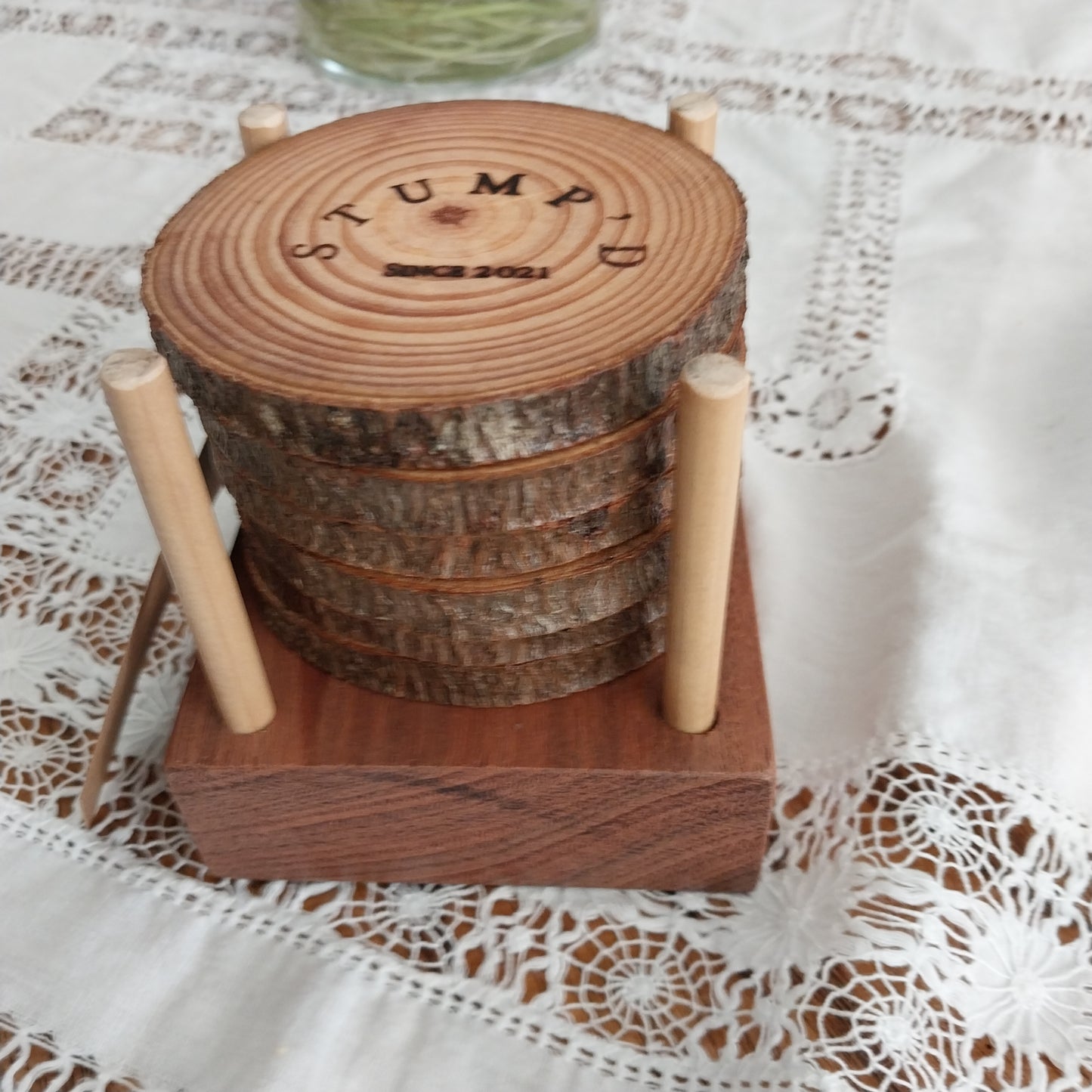 Coasters & Stand (6 Set)